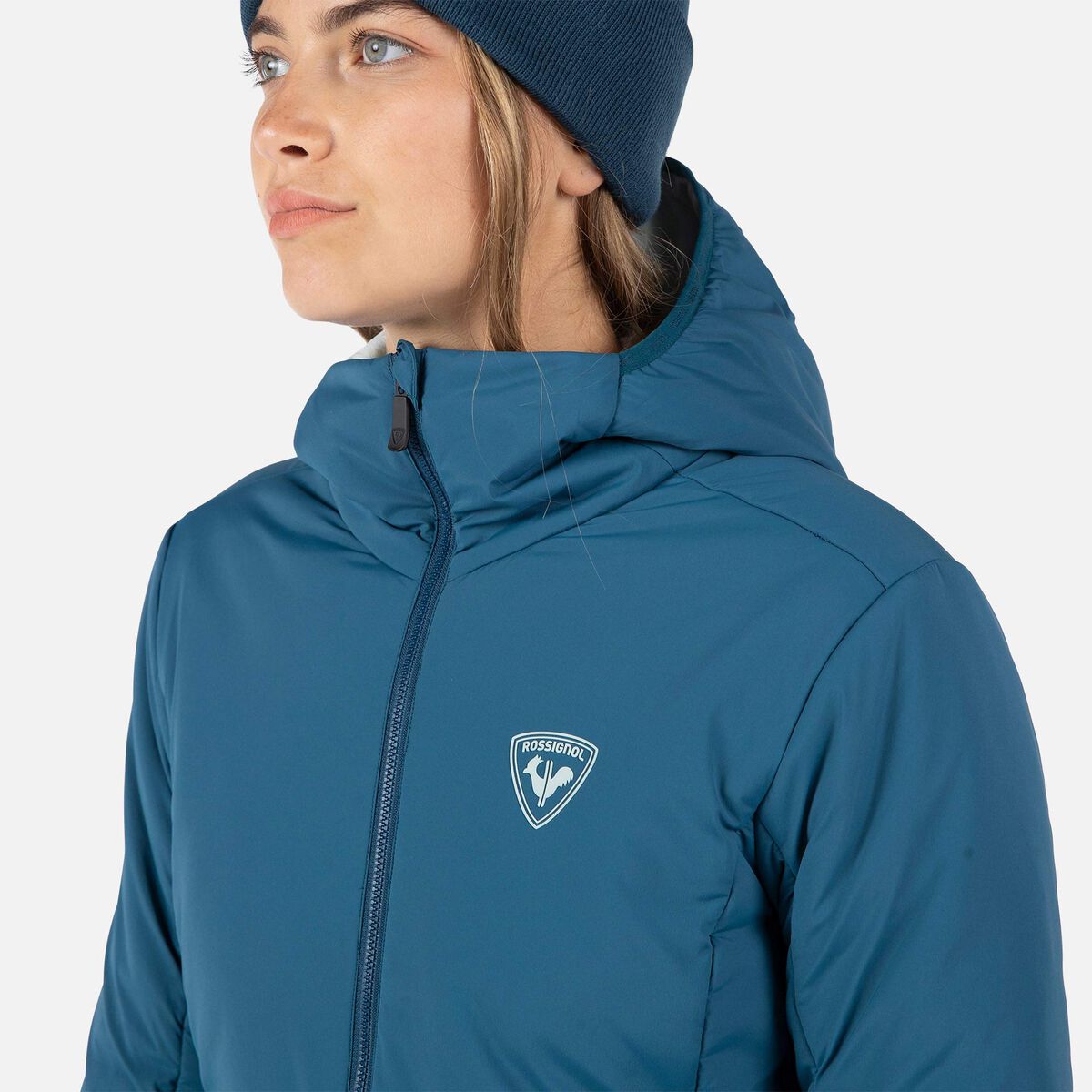 Rossignol Doudoune à capuche femme Opside blue