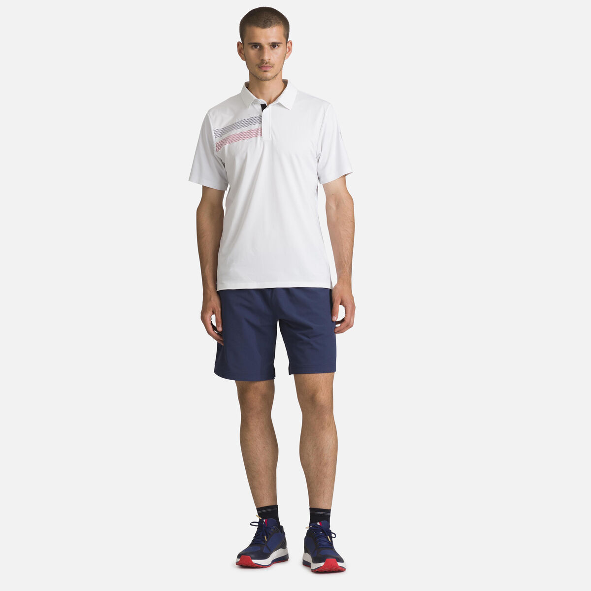 Rossignol Men's lightweight breathable polo shirt White