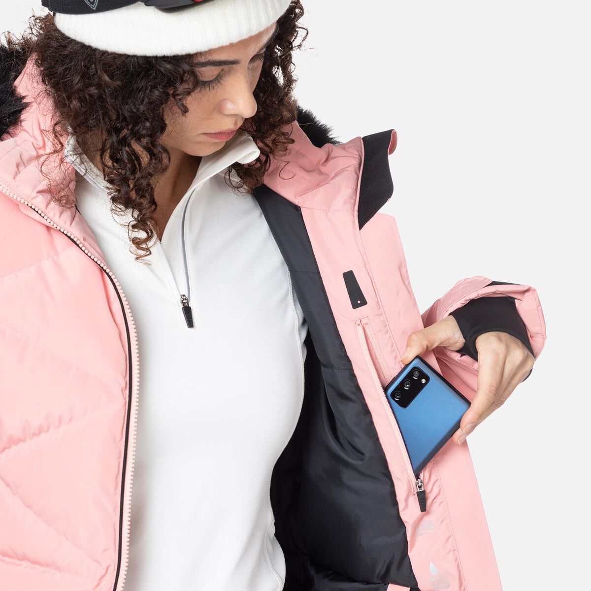 Rossignol Women's Staci Pearly Ski Jacket pinkpurple