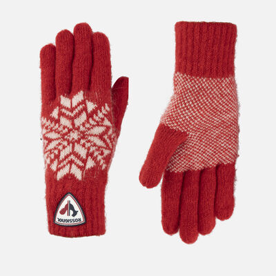 Rossignol Women's Snowflake Gloves red