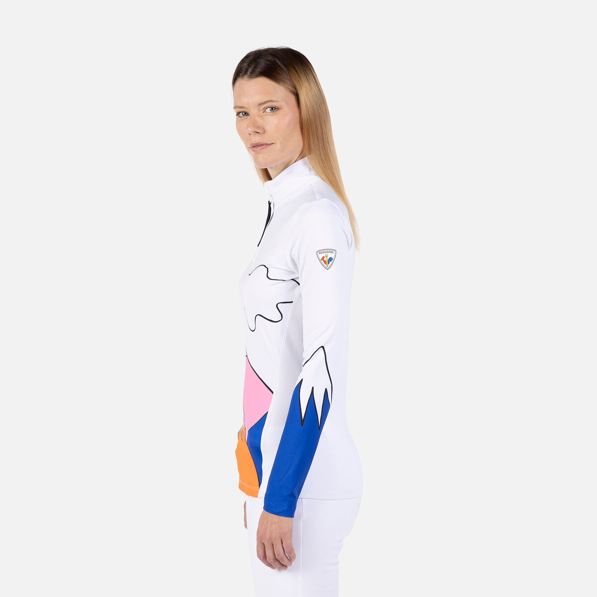 Rossignol Maglia donna con mezza zip JCC Booster 