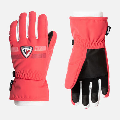 Rossignol Juniors' ROC Waterproof Ski Gloves pinkpurple