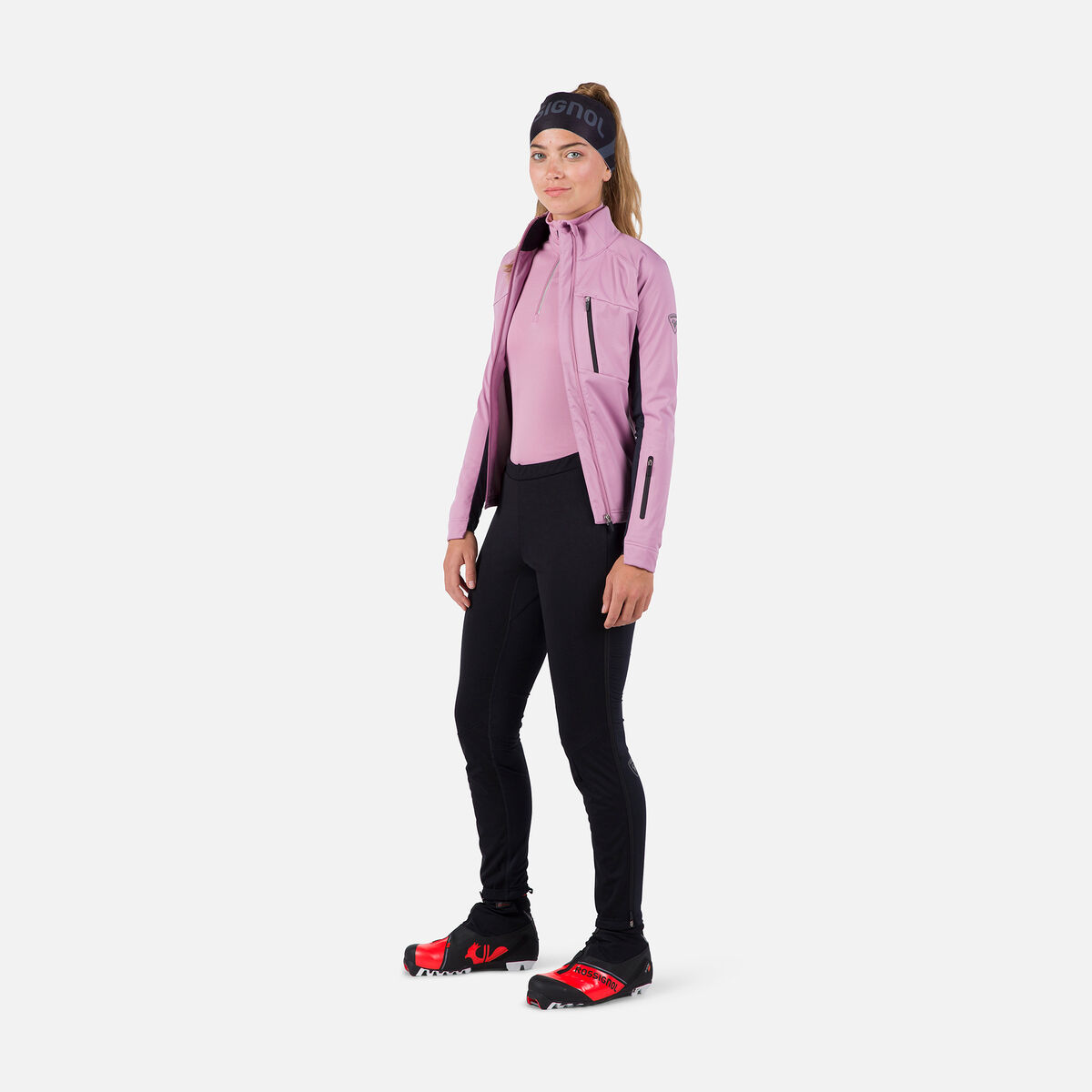 Rossignol Pantalones mujer de Softshell Genetys Black