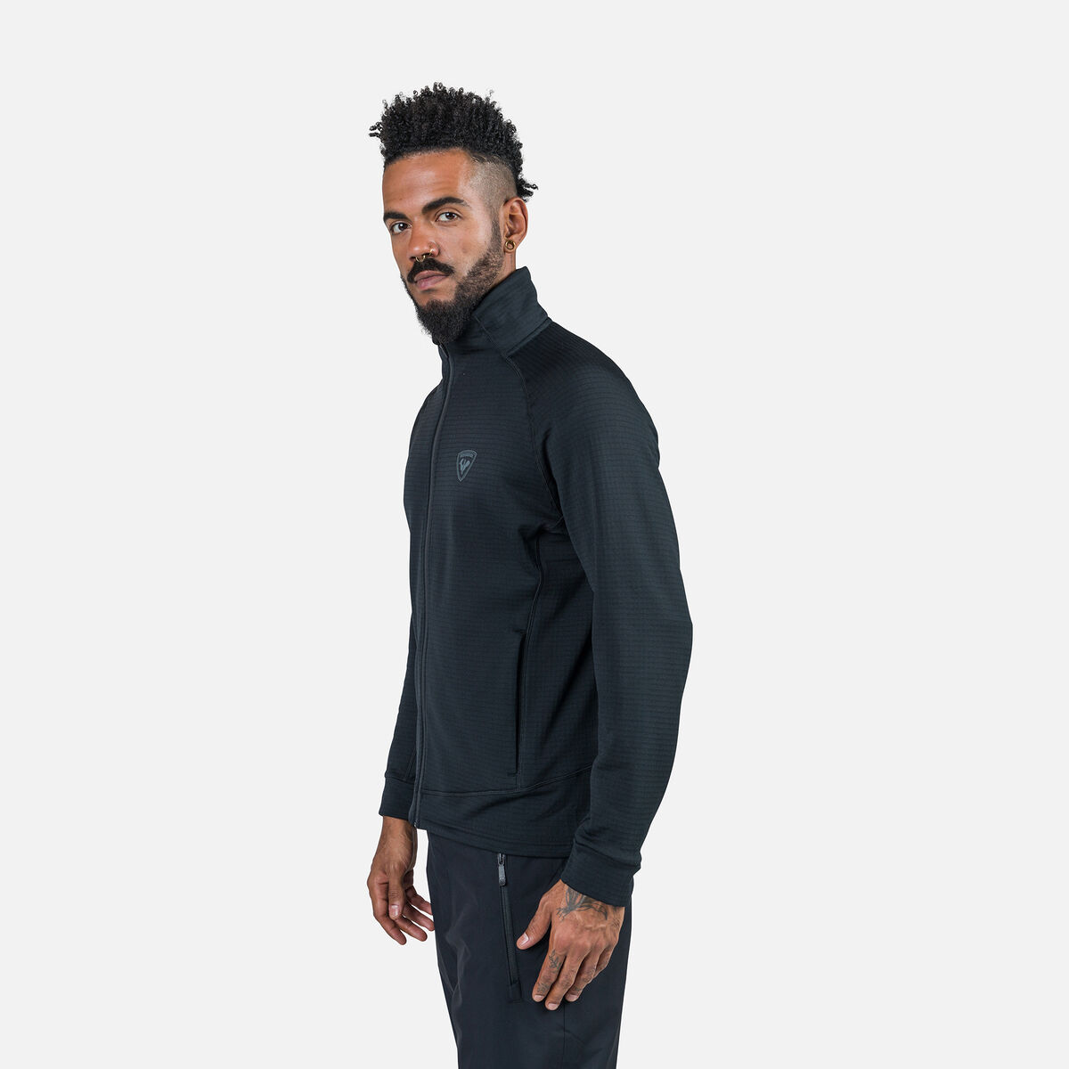 Rossignol Veste en polaire zippée homme Blackside Black