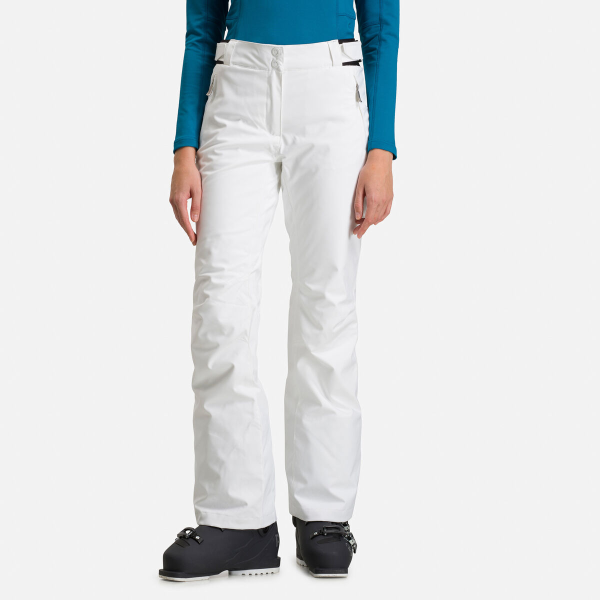 Rossignol Ski Pant Pantalón de esquí, Mujer, White, XS : : Moda