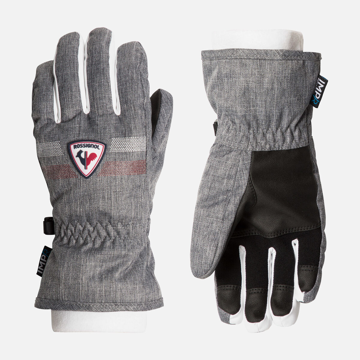Rossignol Juniors' ROC Waterproof Ski Gloves Grey