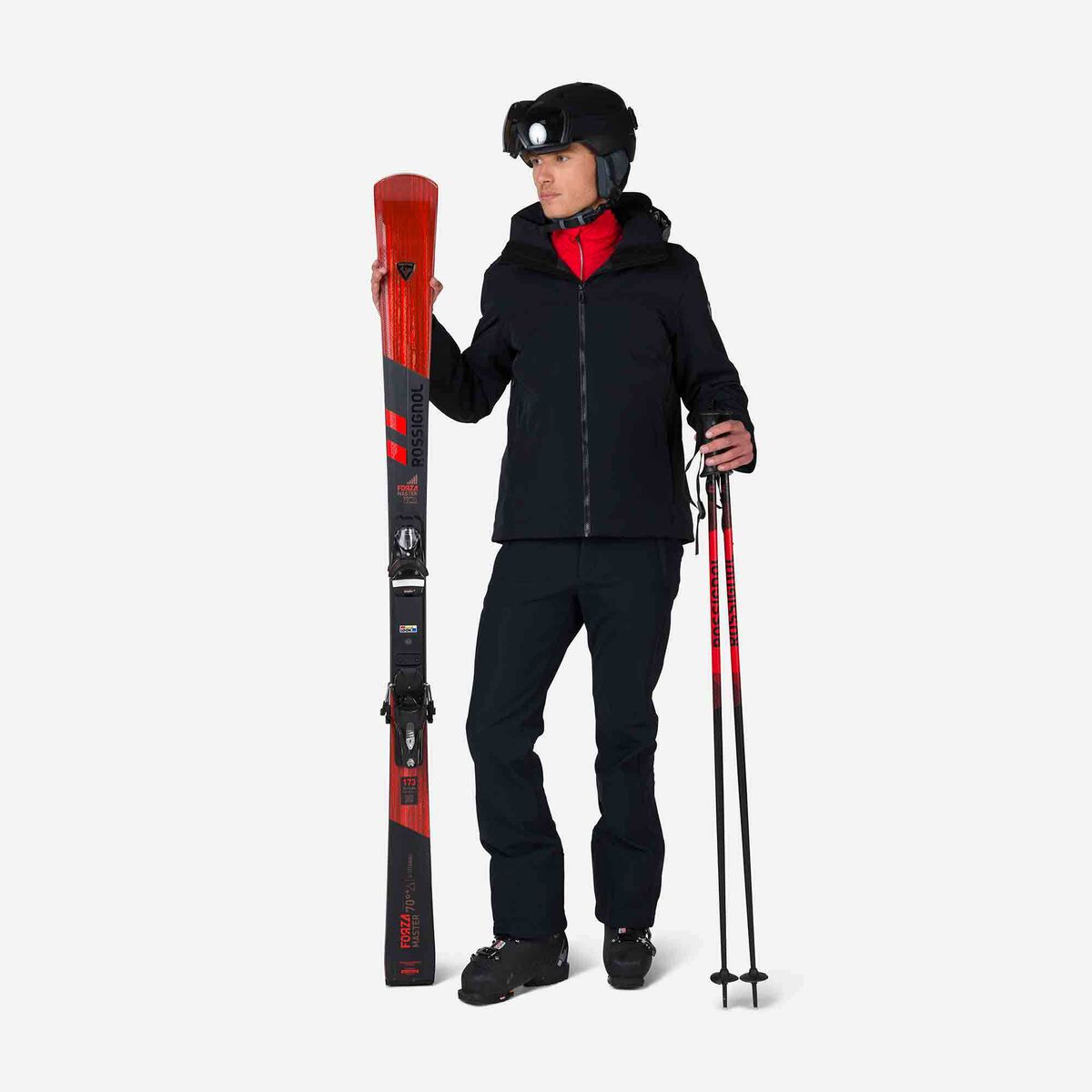 Rossignol Chaqueta de esquí Strato STR para hombre Black