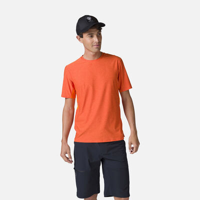 Rossignol Camiseta de senderismo con efecto Melange para hombre orange