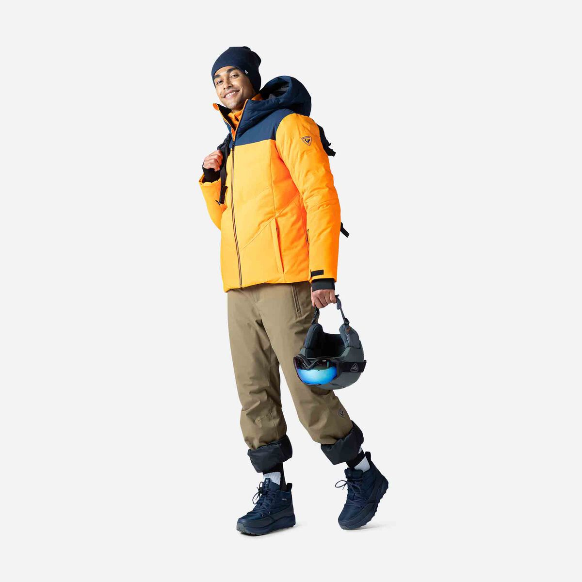 Rossignol Men's Siz Ski  Jacket Orange