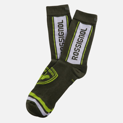 Rossignol Men's crew sport socks green