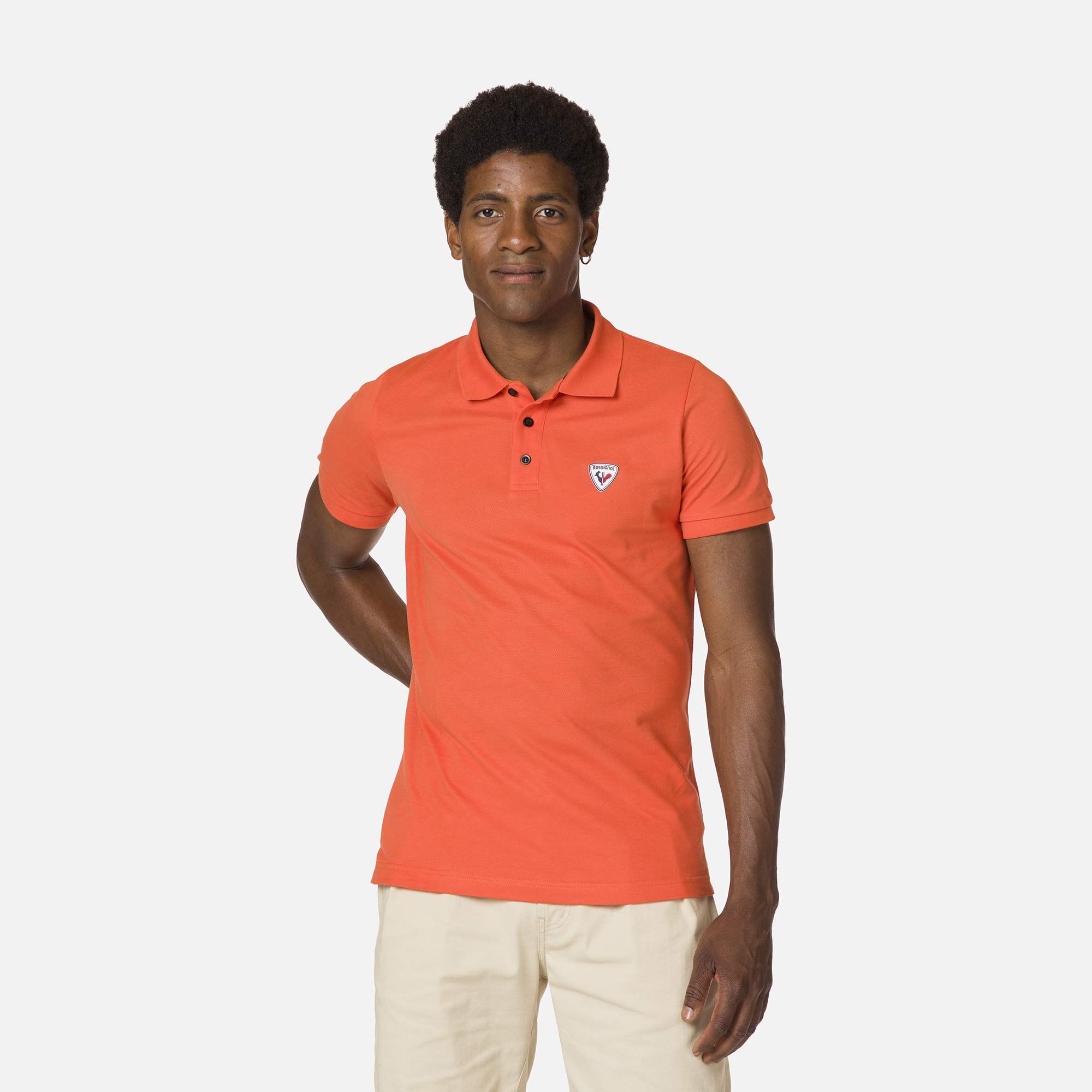Rossignol logo-patch polo shirt - Red