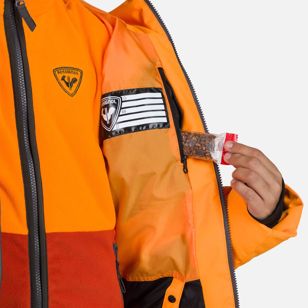 Rossignol Veste de ski garçon Siz orange