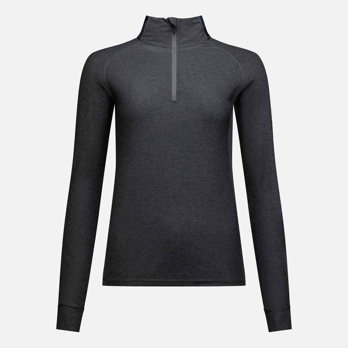 Rossignol Jersey de senderismo con efecto Melange y media cremallera para mujer grey