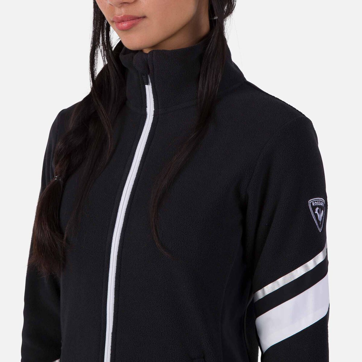 Rossignol Veste en polaire zippée femme Strawpile black