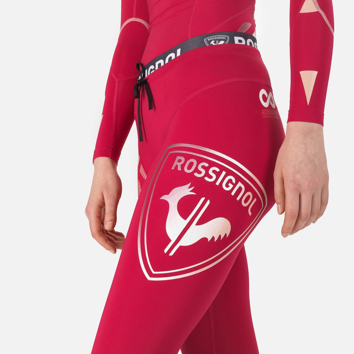 Rossignol Infini Compression Race Long Sleeve Base Layer Red