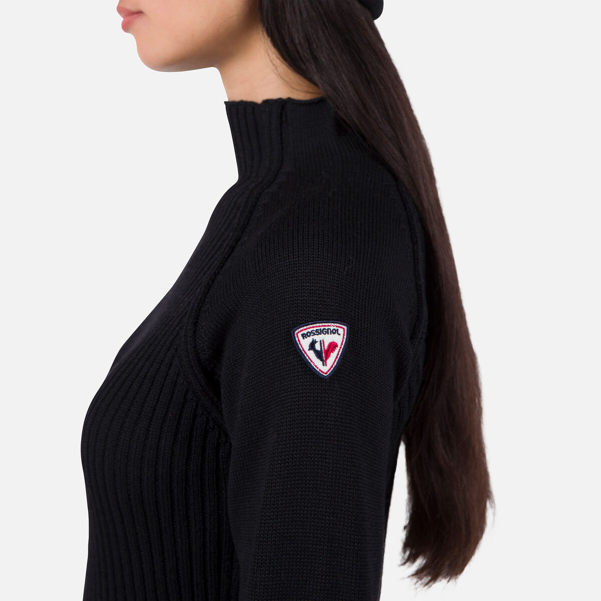 Rossignol Damenpullover mit Rundhalsausschnitt Diretta black