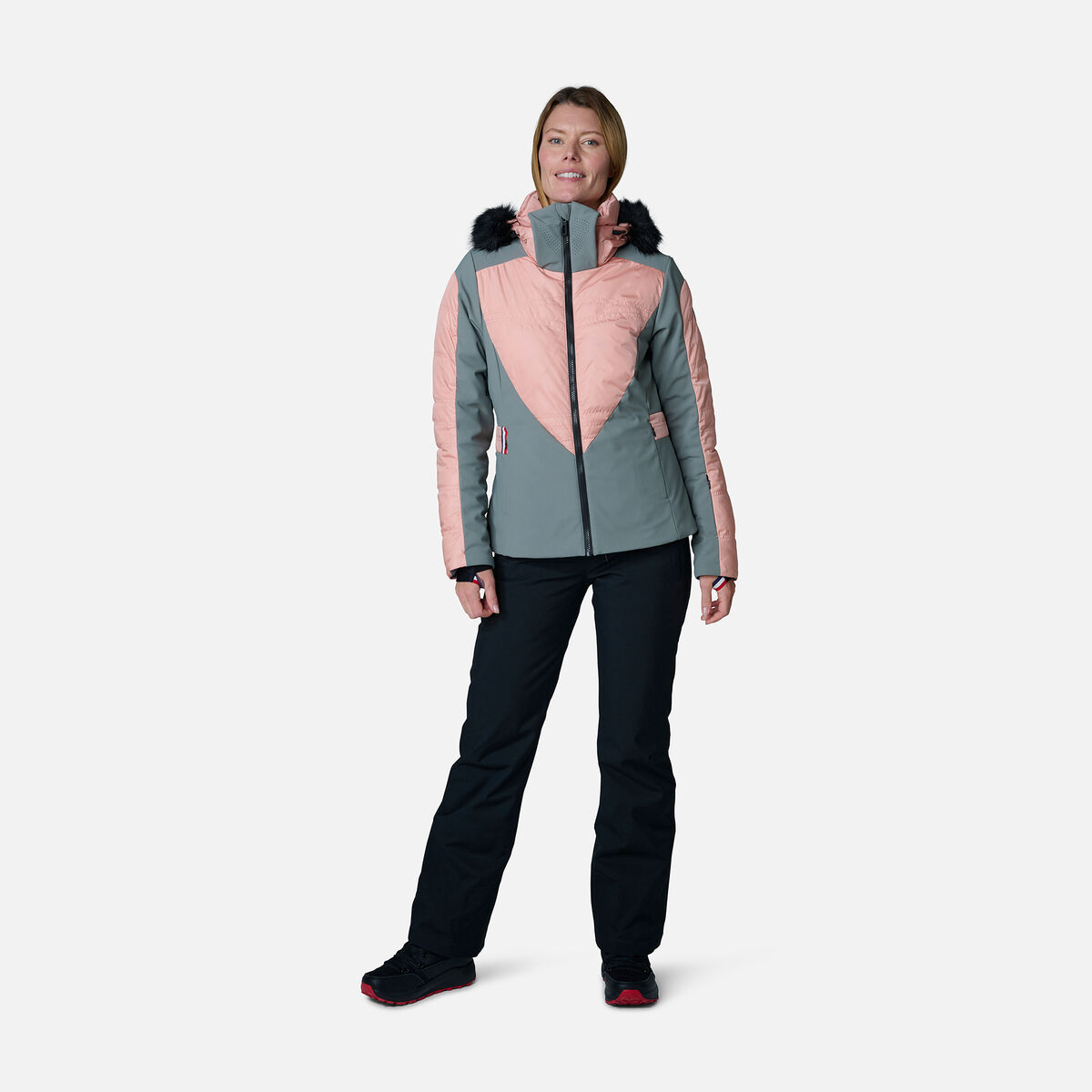 Rossignol Women's Victoire Hybrid Ski Jacket Pink/Purple