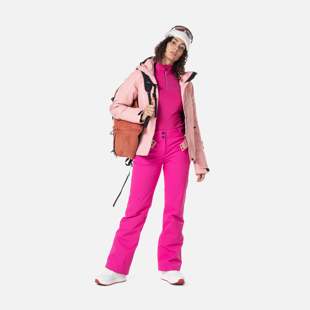 Rossignol Chaqueta de esquí Flat para mujer Pink/Purple