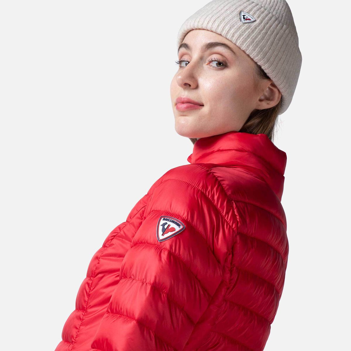 Rossignol Women's insulated jacket 100GR red