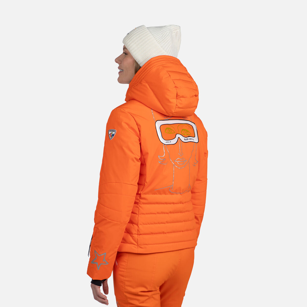 Rossignol Doudoune de ski JCC Stellar femme Orange