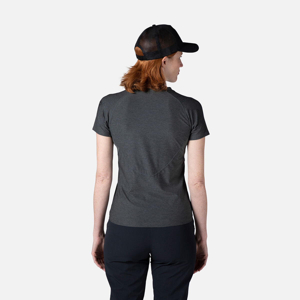Rossignol Camiseta de senderismo con efecto Melange para mujer Grey