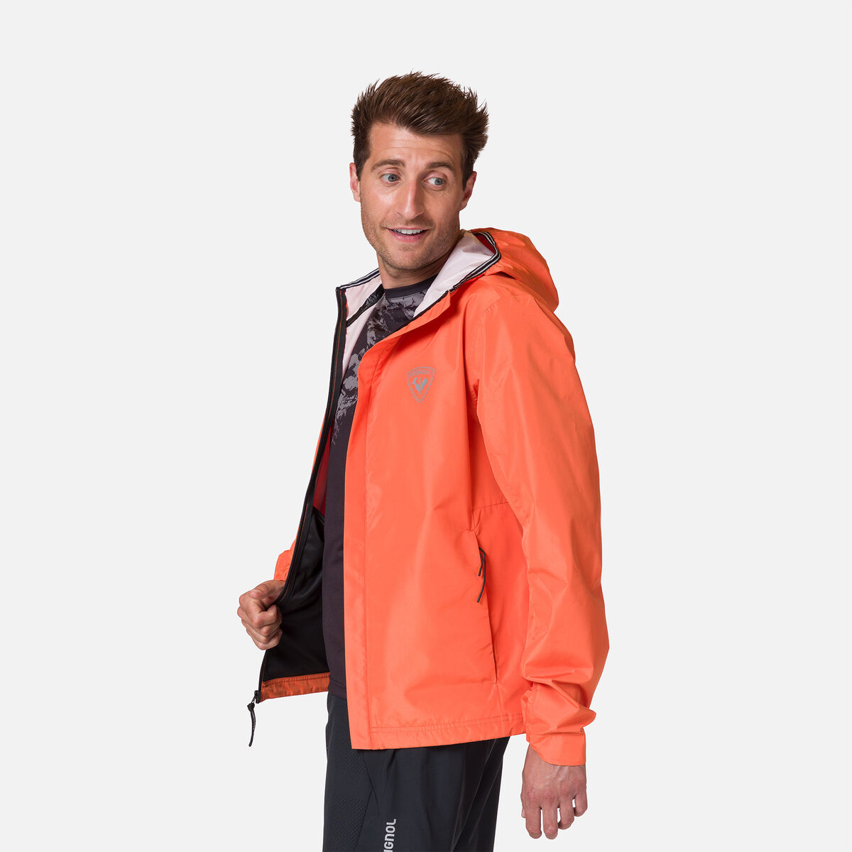 Rossignol Men's Active Rain Jacket Orange
