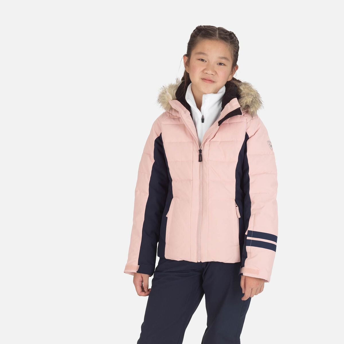 Rossignol Girls' Polydown Ski Jacket Multicolor