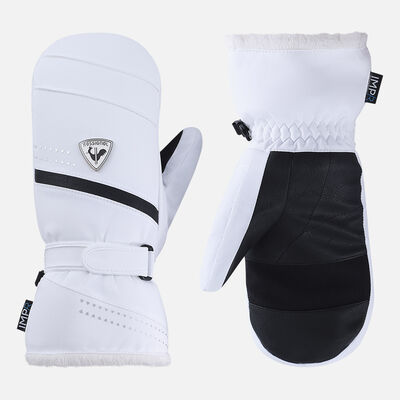 Rossignol Women's Nova waterproof ski mittens white