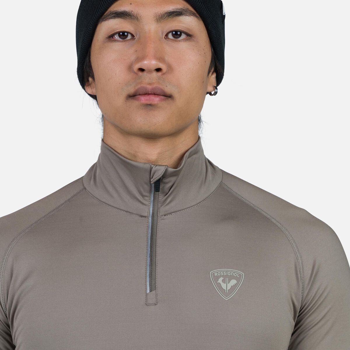 Rossignol Première couche demi-zip Classique homme grey