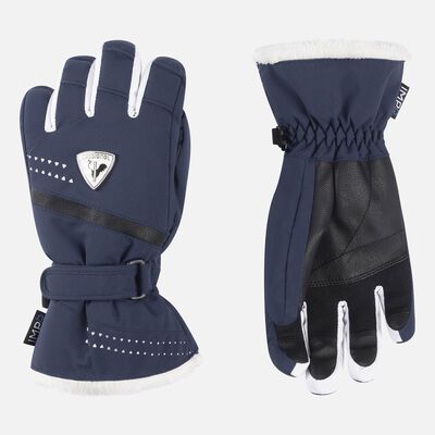 Rossignol Women's Nova waterproof ski gloves blue