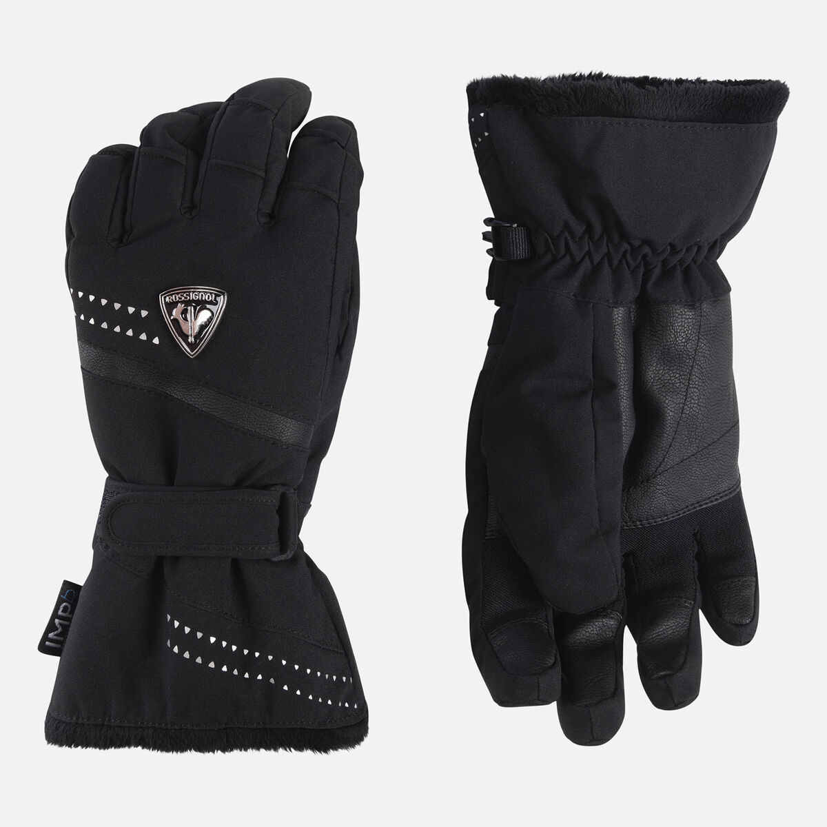 Rossignol Women's Nova waterproof ski gloves Black