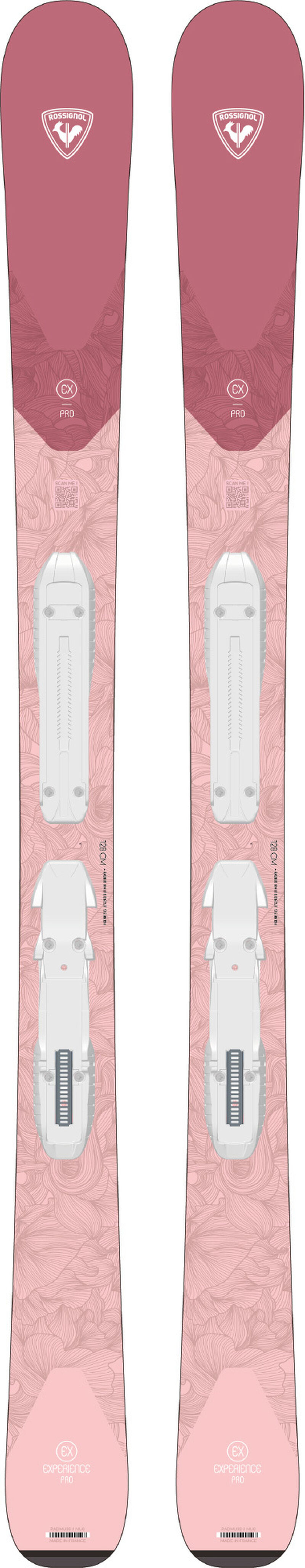 2024 Rossignol Experience Pro Junior Pink Ski w/ Bindings