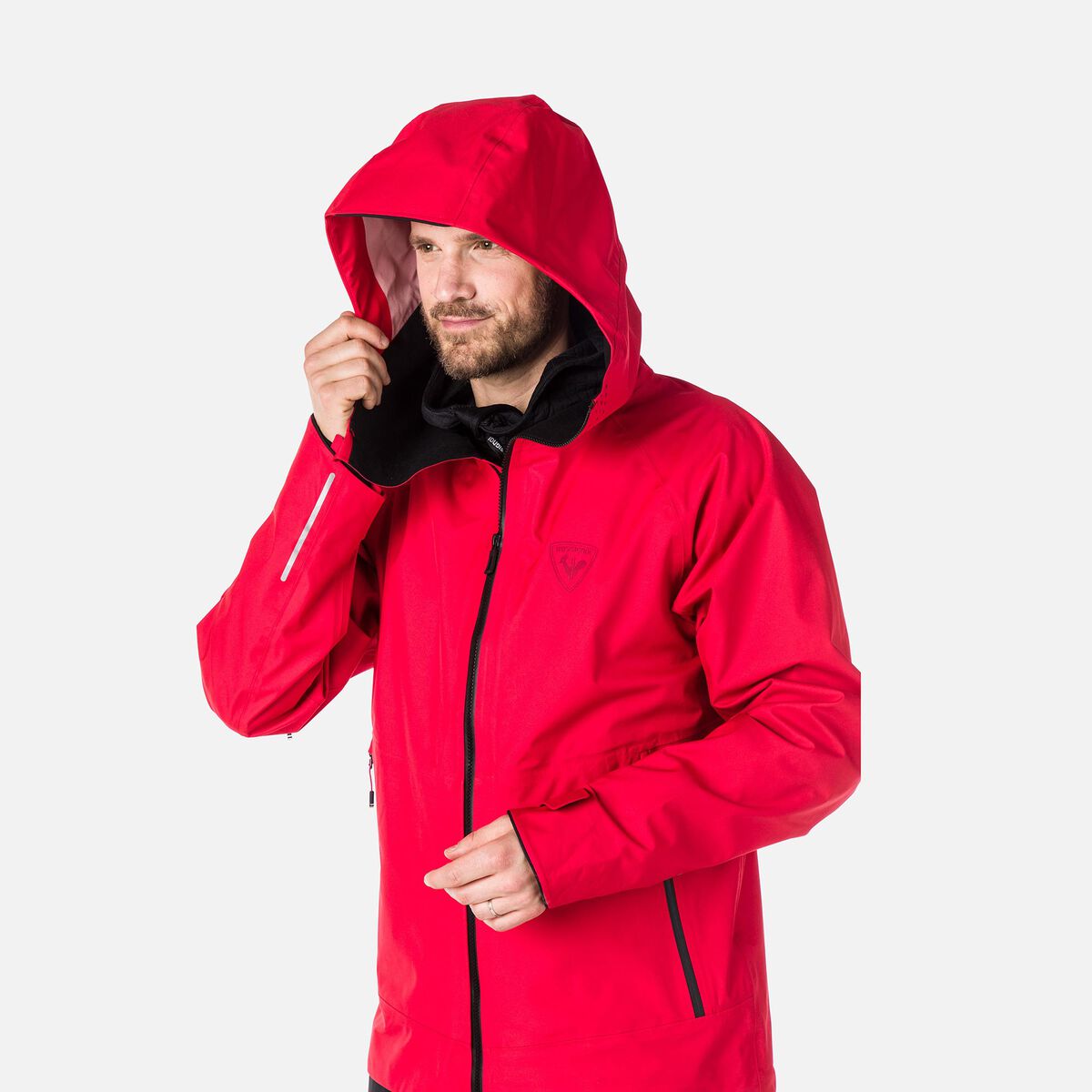 Rossignol Men's SKPR Three-Layer Jacket red