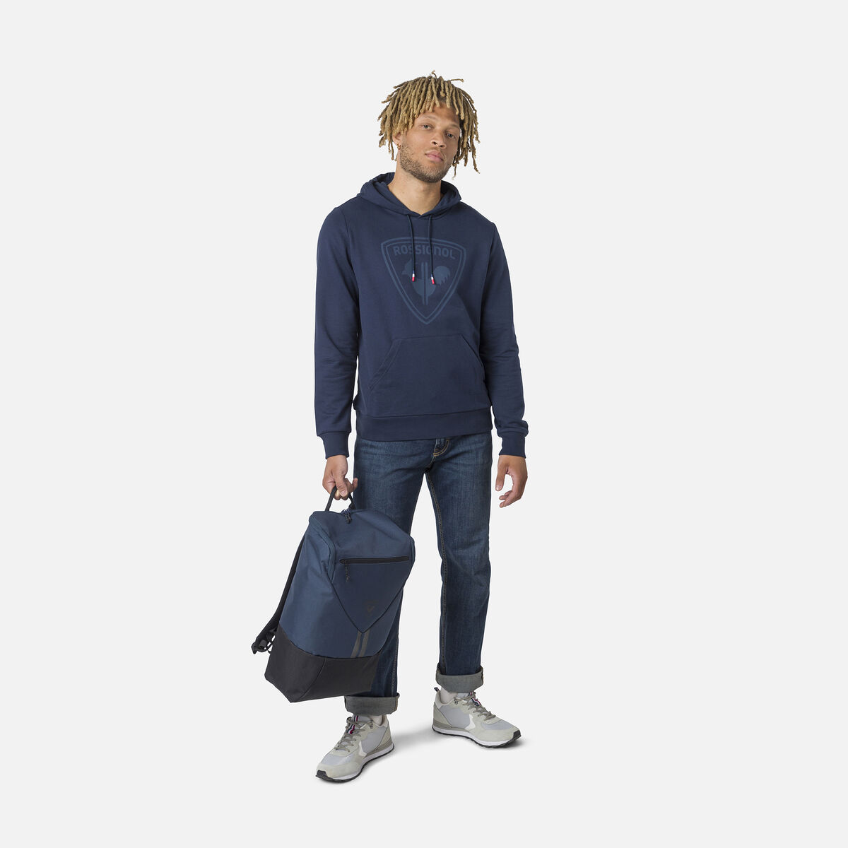 Rossignol Sudadera afelpada con capucha Logo para hombre Blue