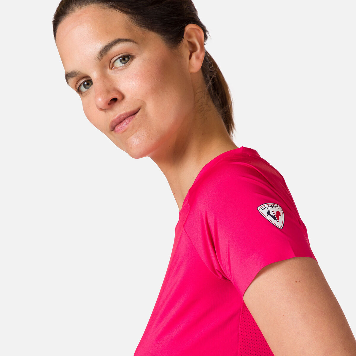 Rossignol Damen-T-Shirt Tech pinkpurple
