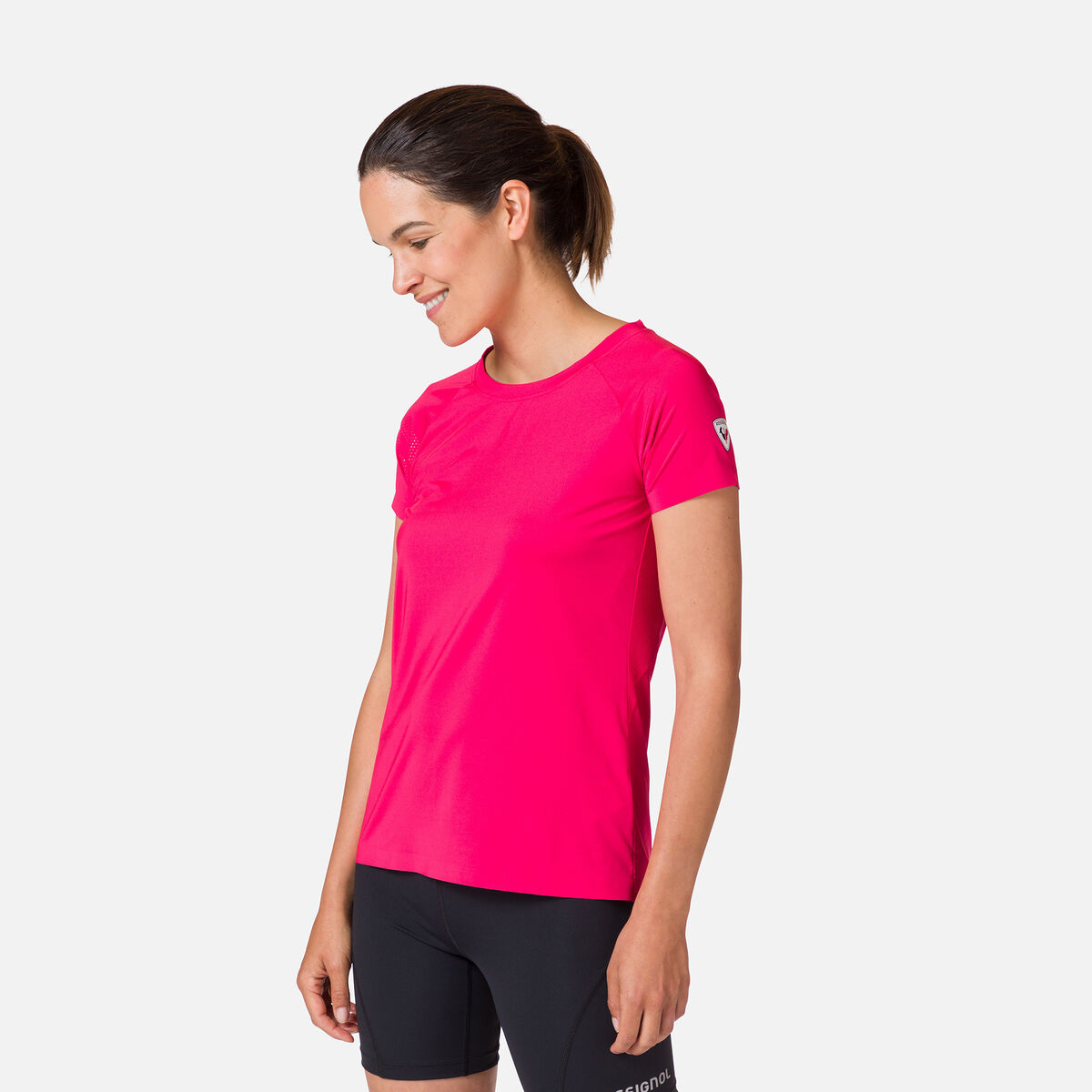 Rossignol Damen-T-Shirt Tech Pink/Purple