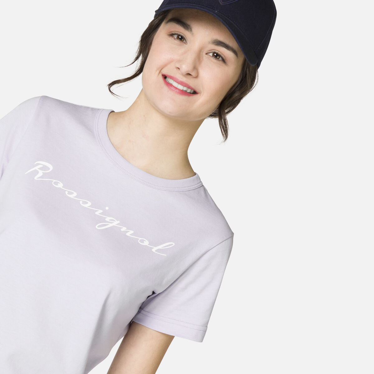 Rossignol Logo Damen-T-Shirt pinkpurple