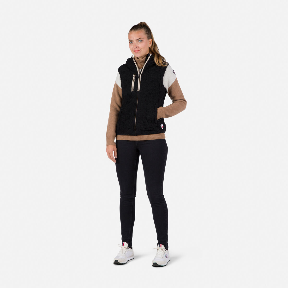 Rossignol Women's Curly Fleece Vest Black