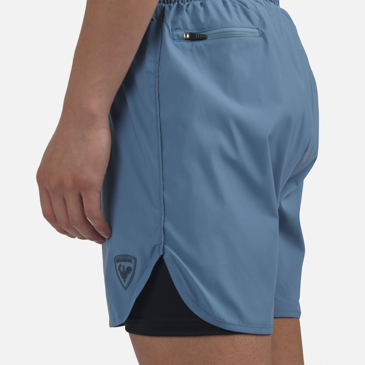 Rossignol Men's 2-in-1 Active Shorts blue