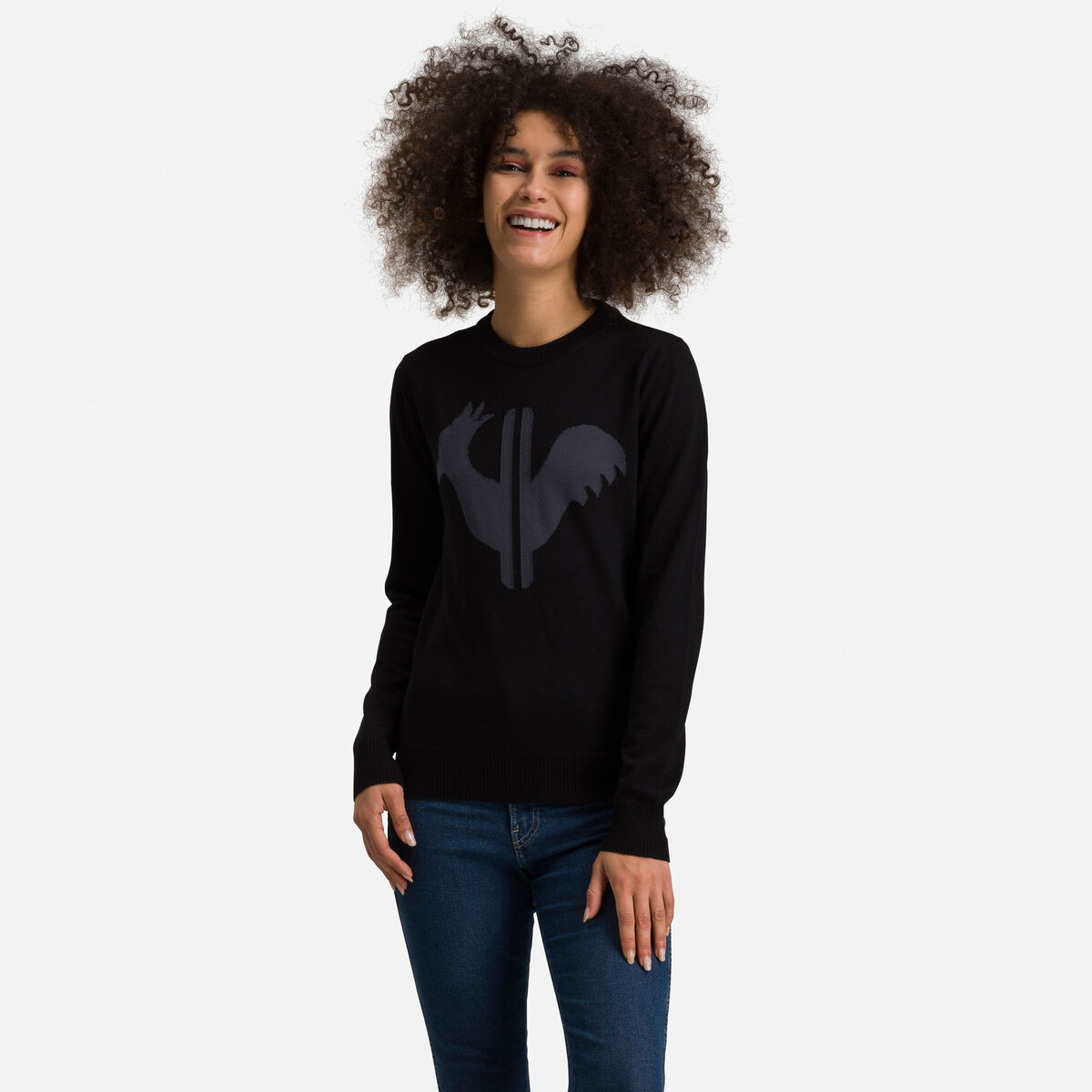 Rossignol Women's Alya Crew Neck Sweater Black