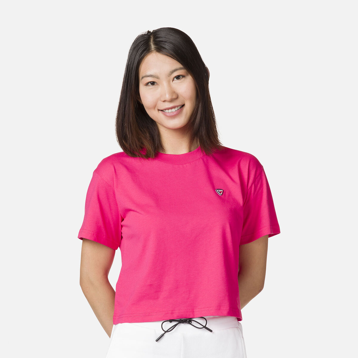 Rossignol Camiseta corta para mujer Pink/Purple