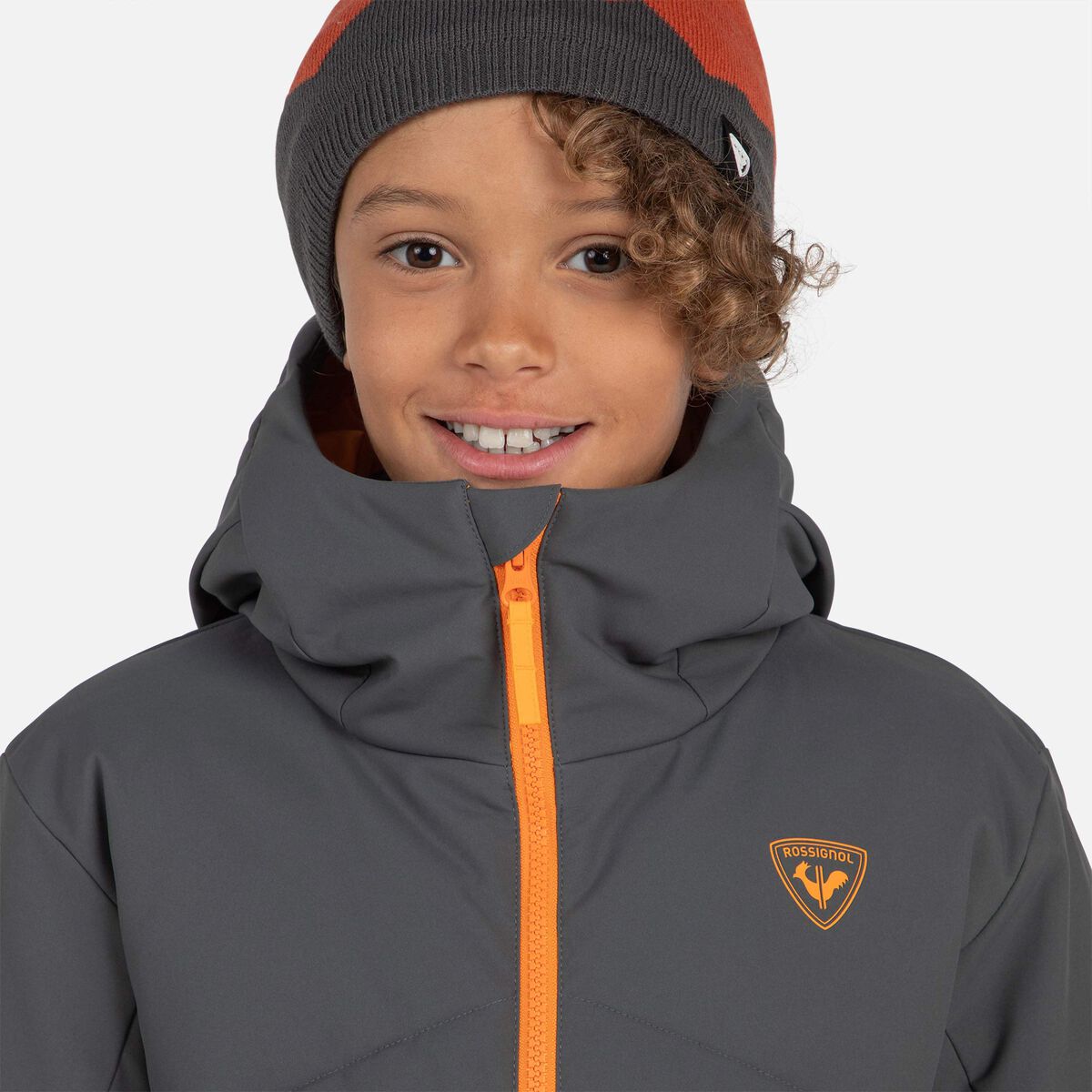 Rossignol Veste de ski garçon Siz grey