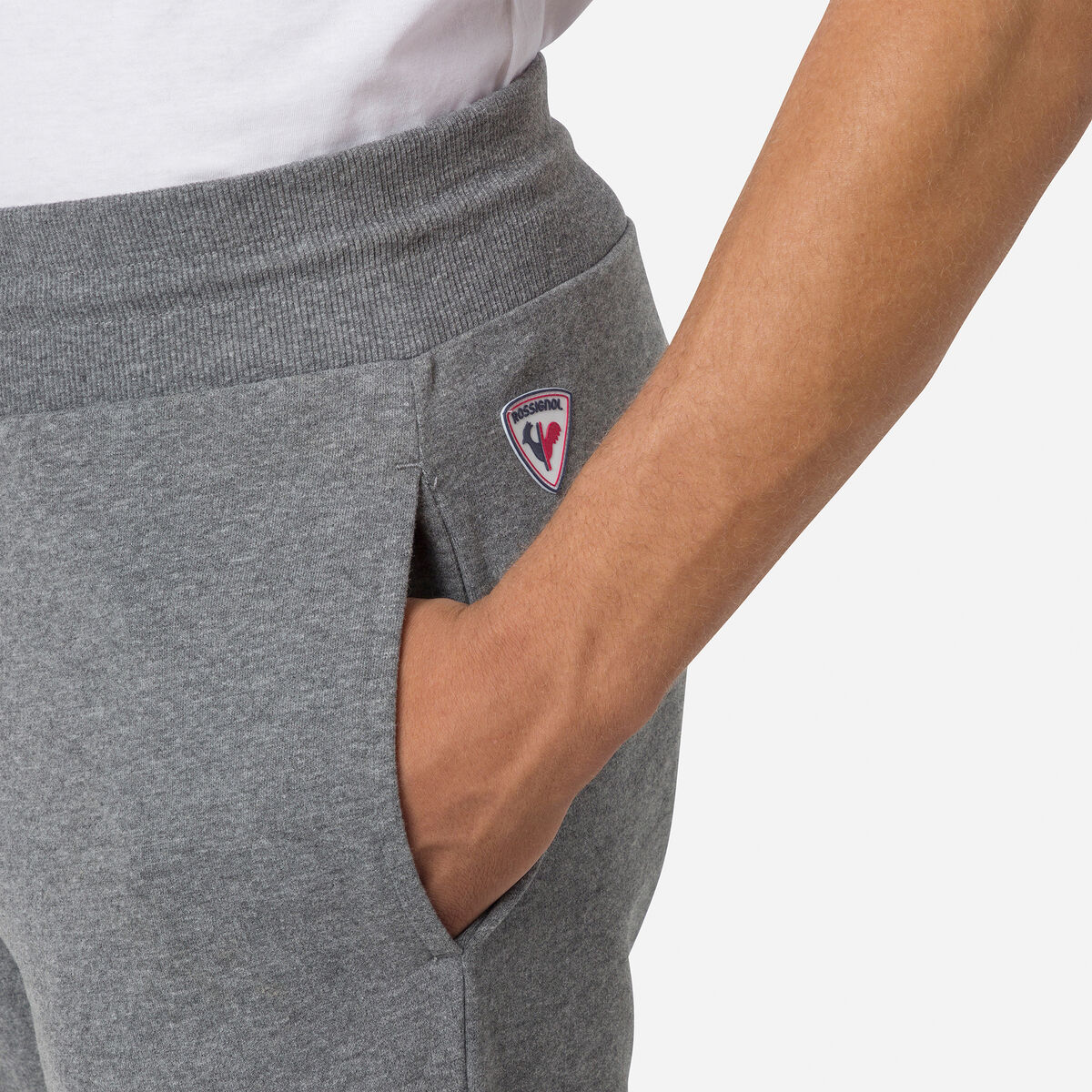 Rossignol Pantalones deportivos afelpados logo para hombre grey