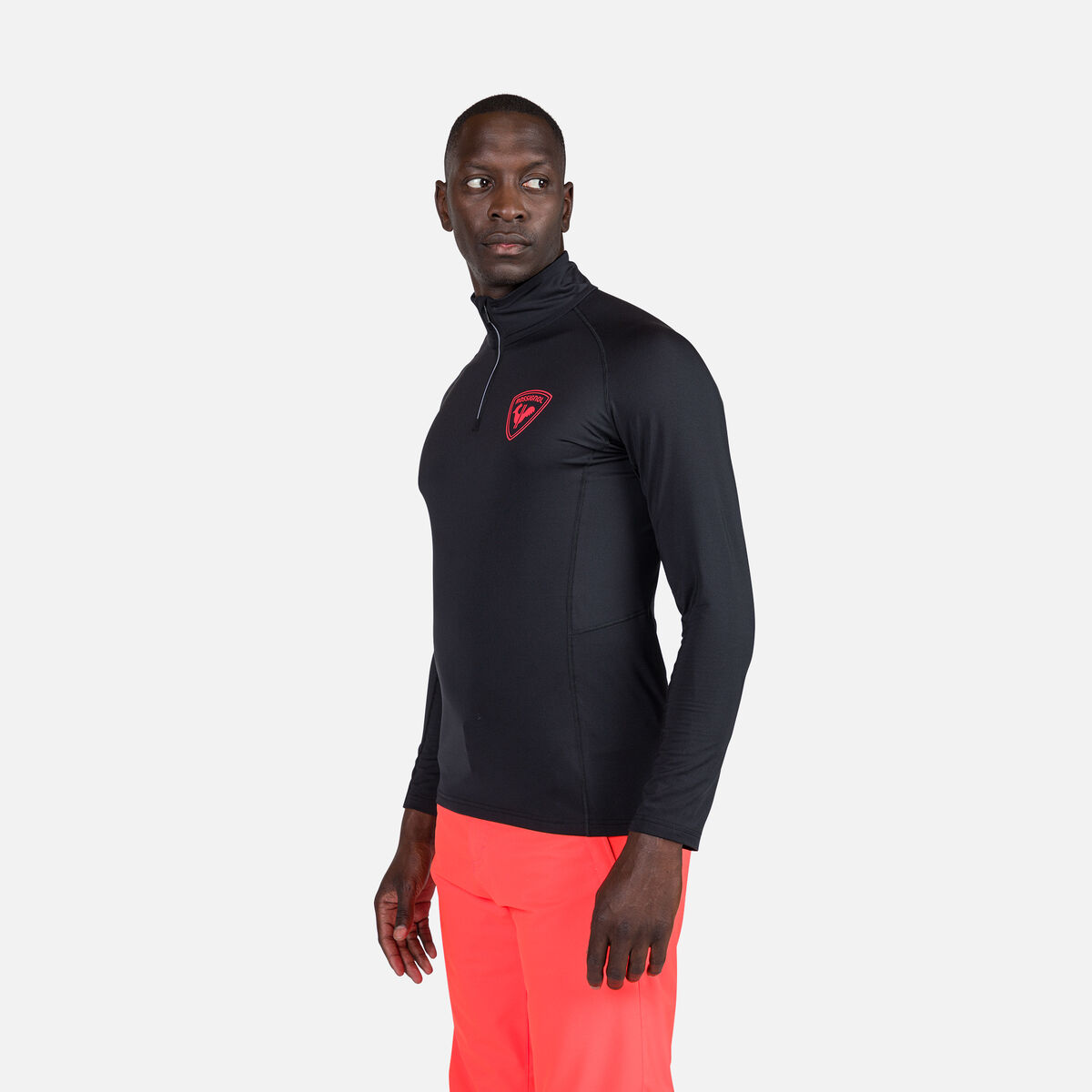 Rossignol Men's Hero Classique Half-Zip Baselayer Black