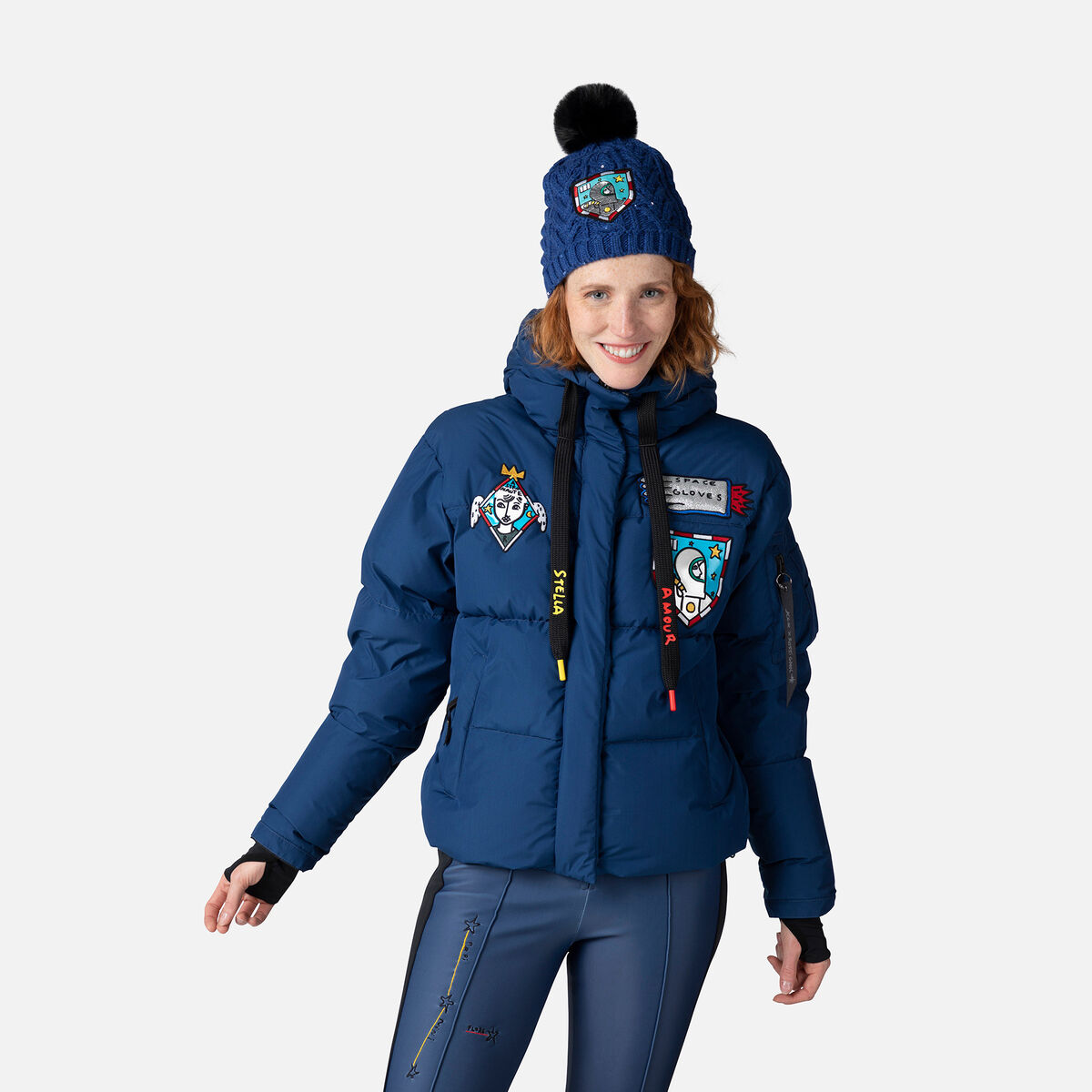 Rossignol Doudoune de ski JCC Modul Bomber femme Blue