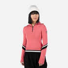 Rossignol Maglione donna con mezza zip Alpine Tea Rose