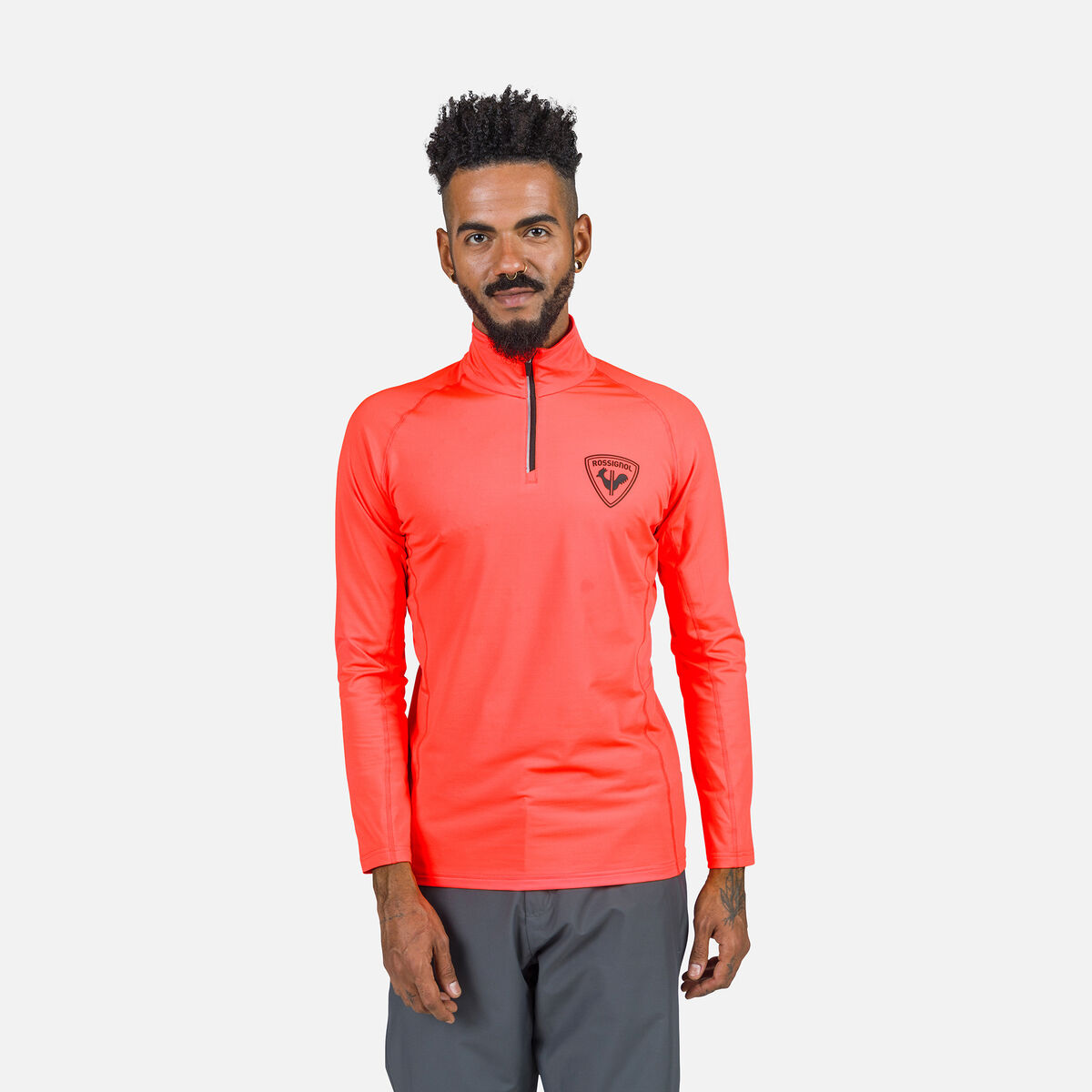 Rossignol Sous-pull à demi-zip homme Hero Classique Red