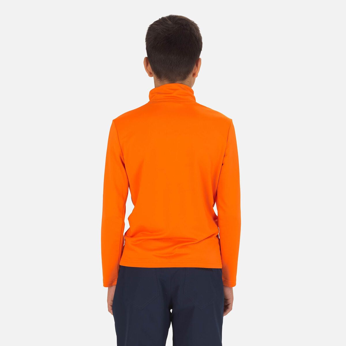 Rossignol Boys' Half-Zip Stretch Fleece Top Orange