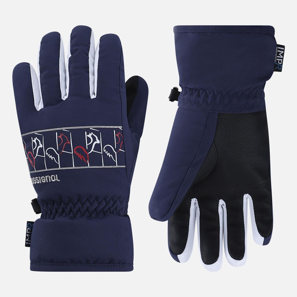Rossignol Girls' Jane IMP'R Ski Gloves Blue