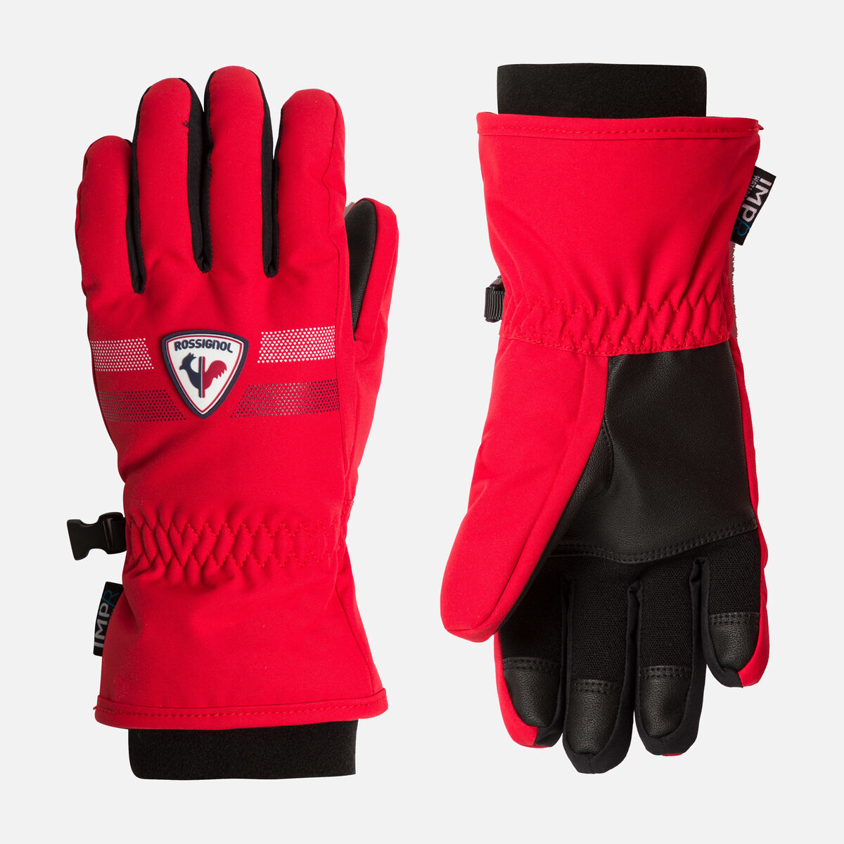 Rossignol Juniors' ROC waterproof ski gloves Red